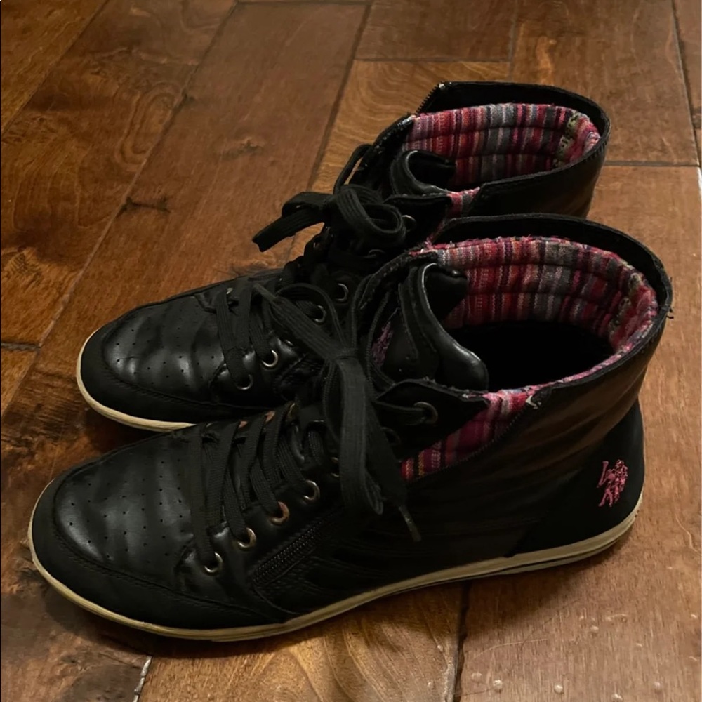 US Polo Black Hightops